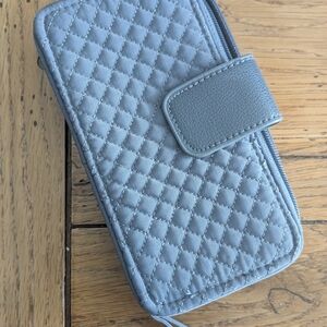 Vera Bradley Quilted Gray Wallet